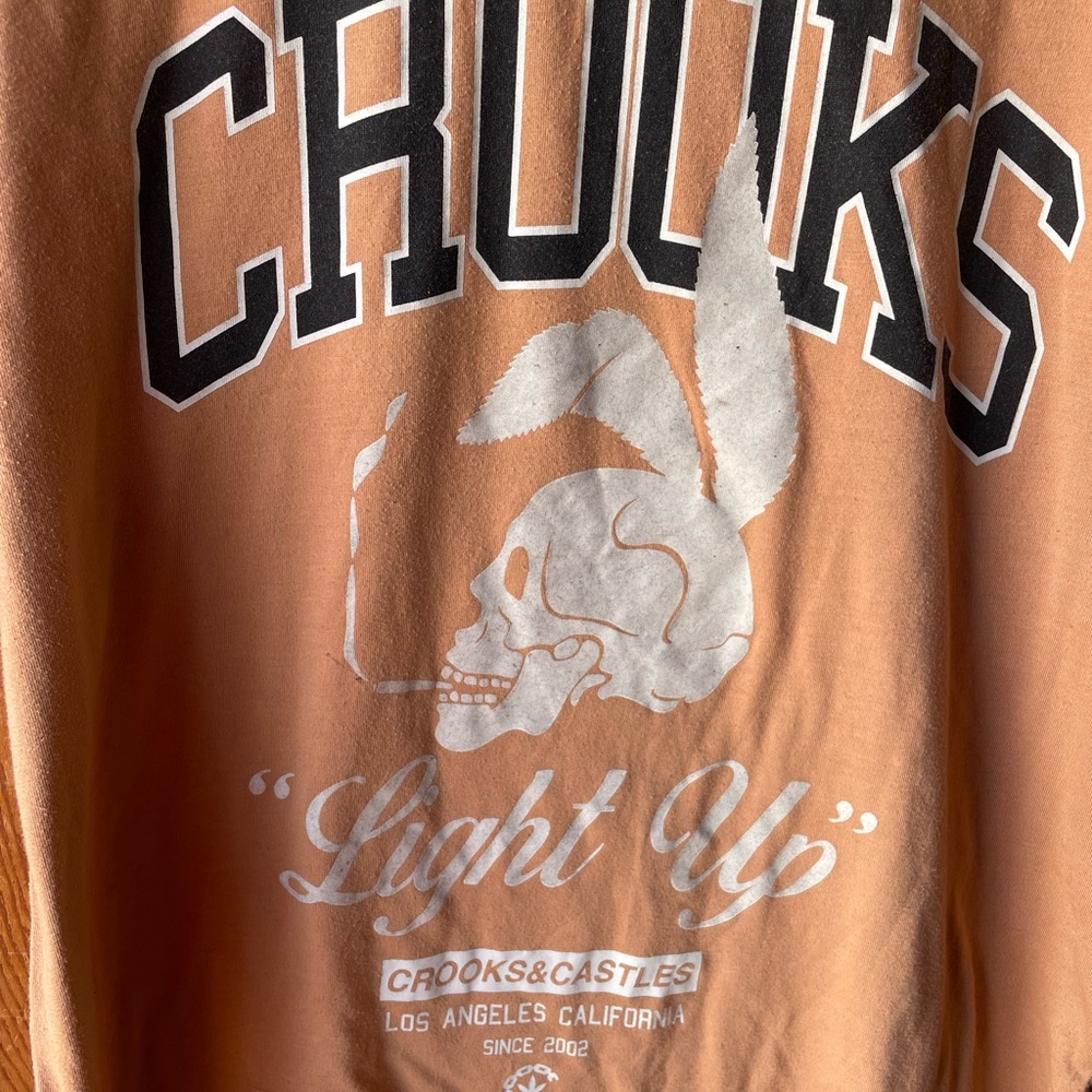 Crooks & Castles Tan Graphic Tee